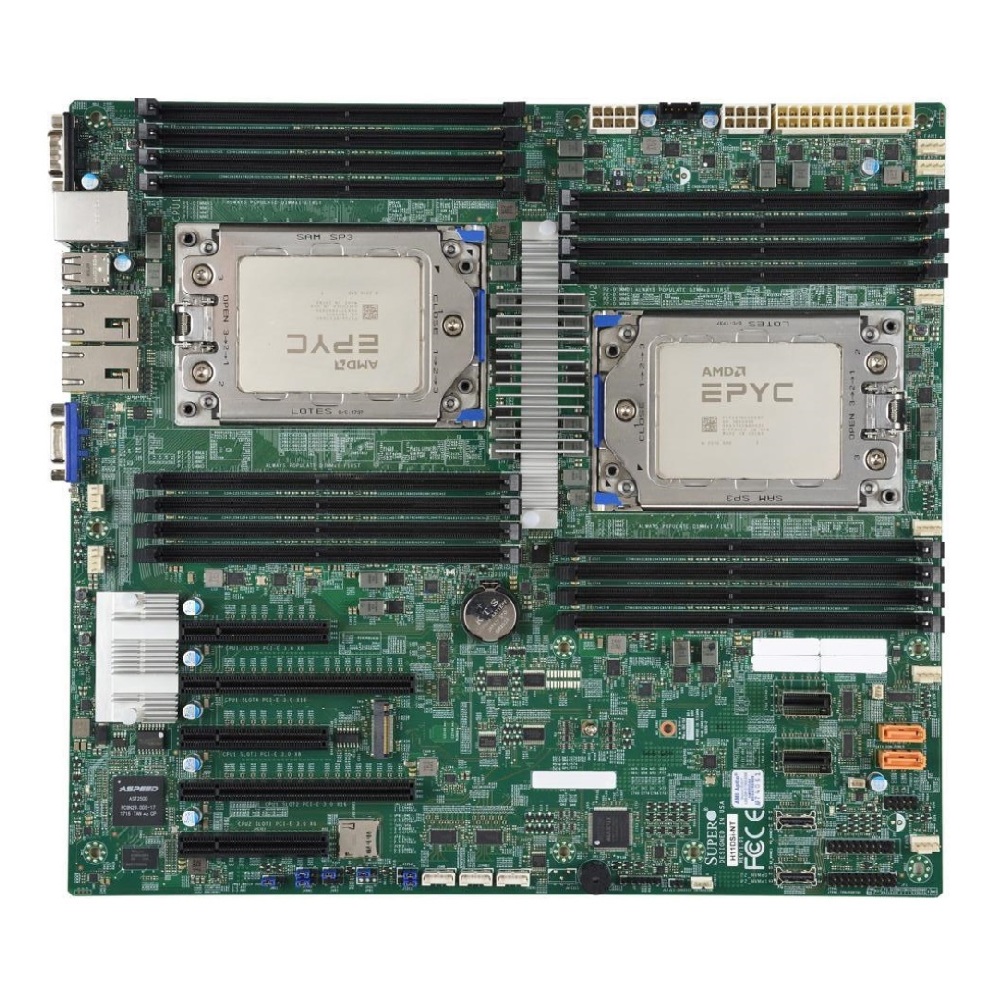 Dual Socket Sp3 Epyc Motherboard - Комбинированная коробка Supermic H11DSi-NT для материнской