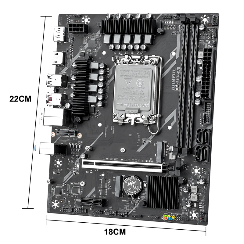 Lga1851 Gaming Motherboard - Игровая материнская плата JGINYUE H810M-D/B M-ATX