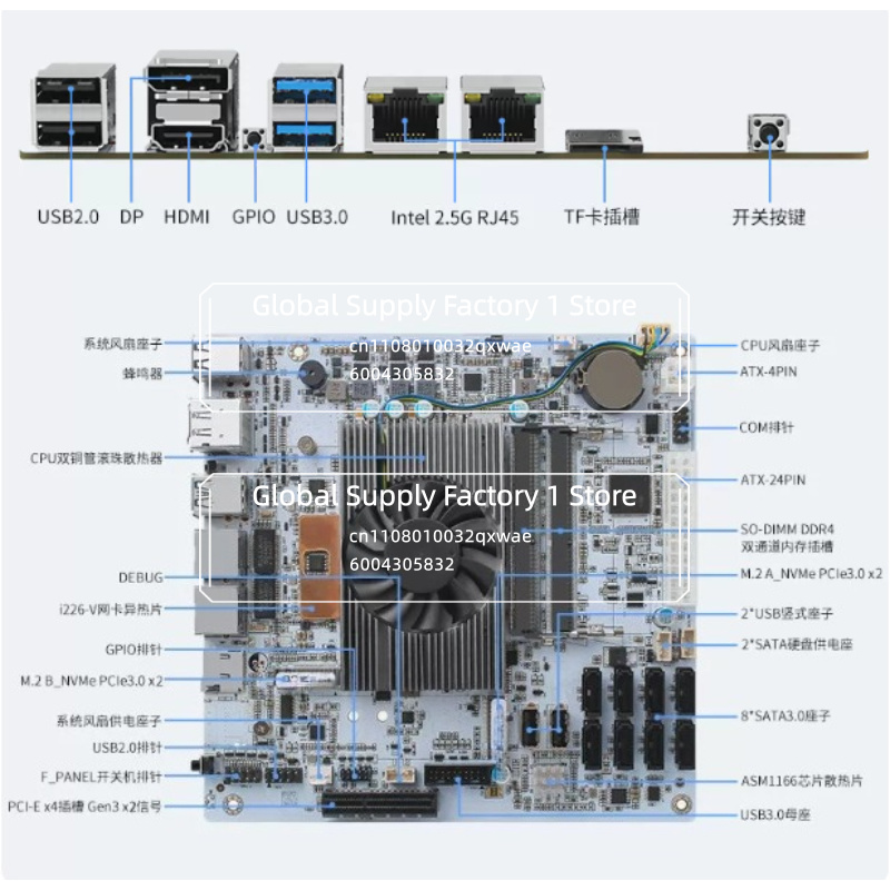 Материнская плата NAS Mini ITX – обзор и цена Mini Itx Dual 2.5G Nas Motherboard