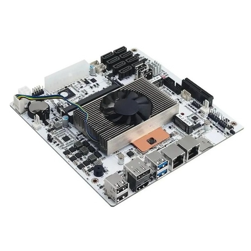 Белая материнская плата Mini-I – обзор и цена Mini Itx Dual 2.5G Nas Motherboard